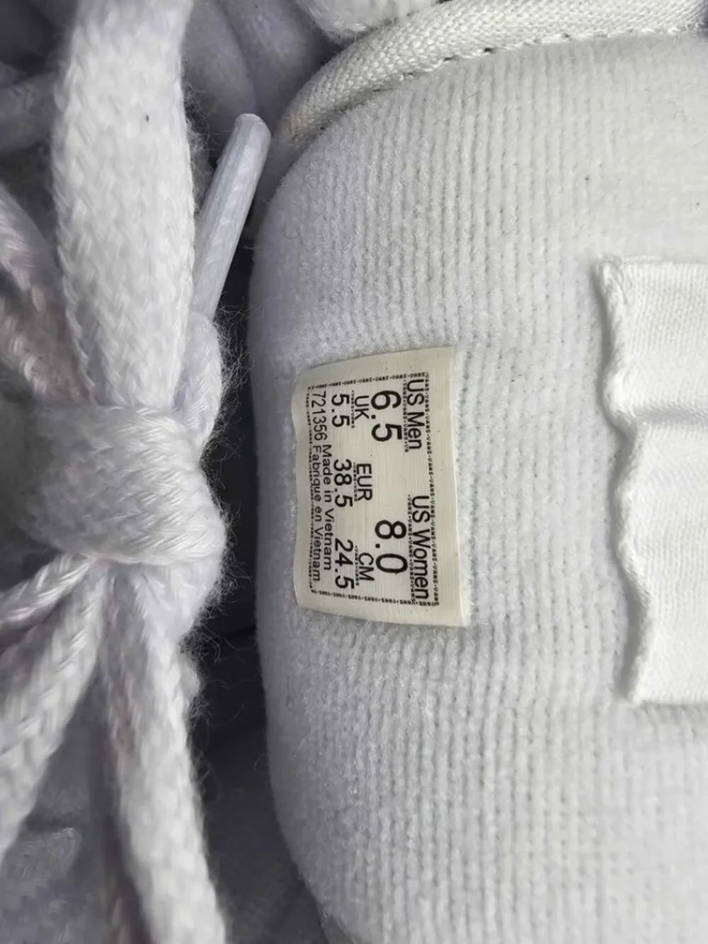 Vans White Knu Skool Shoes